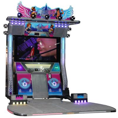 Cina Dance Dance Revolution Arcade Machine Music Drum Coin Operated Games Machine 600W in vendita