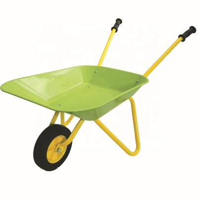 China Metal& Plastic Garden Tool-mini Kids Wheelbarrow Toy Wheelbarrow for sale