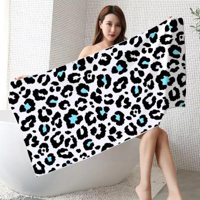 China Child Safe Best Selling Printed Microfiber Beach Towel Quick Dry Round Soft Fitness Beach Towel Lady Sand Free for sale