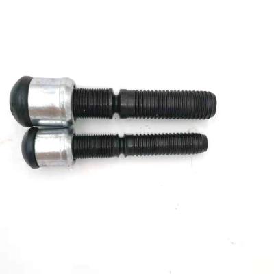 China Industry Machine Black Oxidized Ring Slot Rivet Slotted Nut High Strength Pan Head Screw for sale