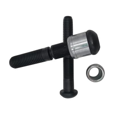 China Hot Sale Steel Carbon Steel Carriage Bolt Black Galvanized Heavy Duty Wheel Hub Bolts Custom Diameters for sale