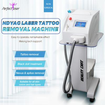 China Dye Removal Laser ND Yag Tattoo Removal Freckle Removal Machine Q Switch ND yag laser machine for sale