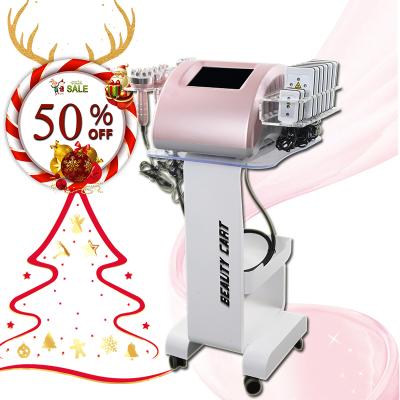 China Weight Loss Machine Multi Laser Ultrasound Slimming Cavitation Slimming Machine 40k In Vacuum Cavitation System for sale