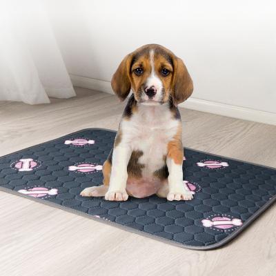 China Durable Doggie Protective Pet Diaper Washable Training Pad Pee Training Pet Dog Toilet Indoor Ultra Absorbent Pee Pads For Dogs for sale