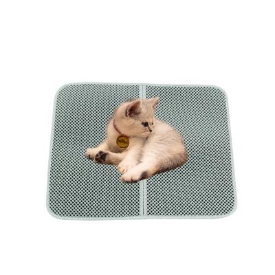 China Breathable Catlittermat Cat Litter Mat Alfombra Para Gatos Tapete Arenero Gato for sale