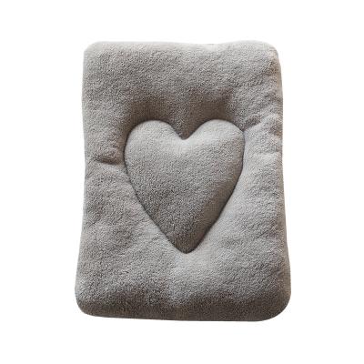 China China Breathable Pet Supplies Small Big Dog Cat Modern Cute Sleeping Bed Padded Travel Pet Fleece Flannel Cushion Gray Color For Sale for sale