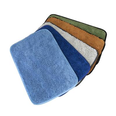 China Durable High Density Non Slip Chenille Luxury Bath Mat For Bathroom Thick Blankets Extra Soft Absorbent Shaggy Microfiber Door Mat for sale