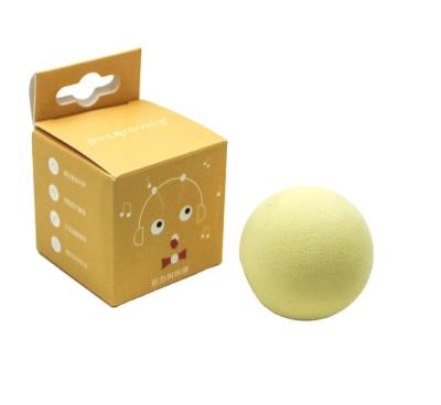 China Viable Hot Gravity Touch Smart Pop Cat Ball Auto Squeaky Plush Cat Ball Toy for sale