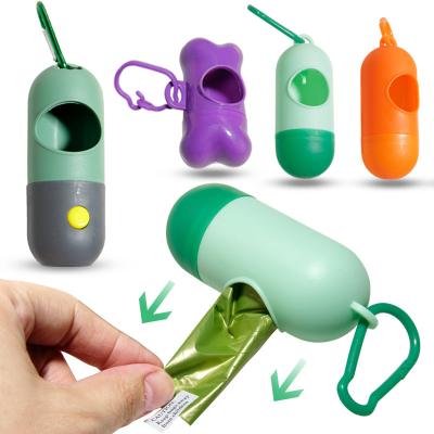 China Dog Poop Bag Dog Poop Bag Outdoor Moving Accessory Dog Poop Waste Bag Carrier Viable Custom Portable Pet Dispenser for sale