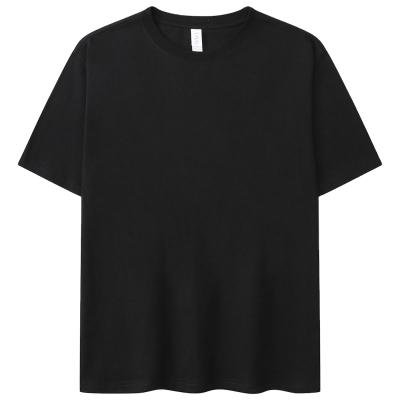 China Anti-wrinkle new york cotton solid color custom black plus size over sized short sleeve MEN'S xxxxl T-SHIRTS for sale