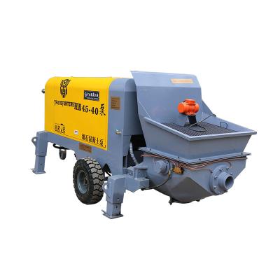 China Hotels Construction Pump Portable Diesel Concrete Pump for sale