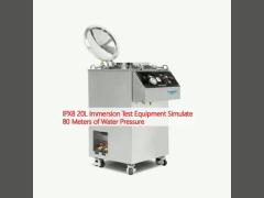 IPX8 20L Immersion Test Equipment Simulate 80 Meters of Water Pressure