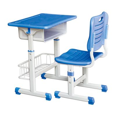 China School Sets Hot Sales Commercial Furniture General Use School Height Adjustable Desk Table Chair for sale