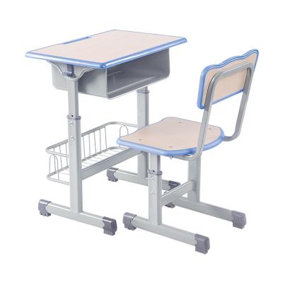 China School Sets Metal Wood Plastic Material Used Jointed School Desks And Chairs For Sale for sale