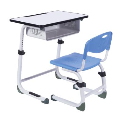 China Wholesale Modern Adjustable Modern Classroom Student Plastic High School Furniture China Primary School Student Plastic Desk And Chair for sale