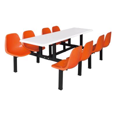 China (Other) Wholesale Cheap Student Adjustable High School Dining Hall Table And Chair for sale