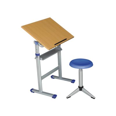 China School Sets Child Adjustable Wooden Simple Folding Drawing Drafting Table for sale