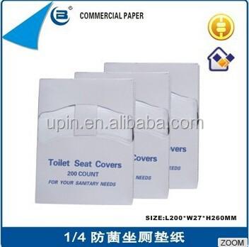 China OK-83 Flushable 1/4 Disposable Paper Toilet Seat Cover Toilet Seat Cover Paper for sale