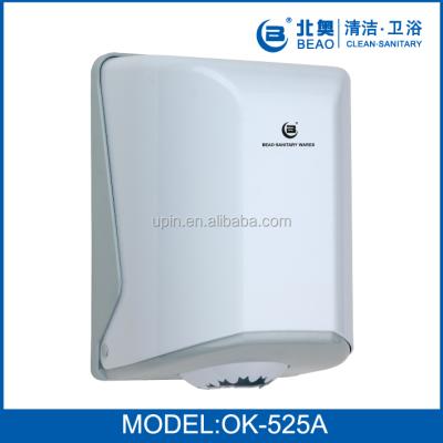 China Plastic Central Toilet Pull Roll Paper Dispenser Waterproof Hanging On The Wall for sale