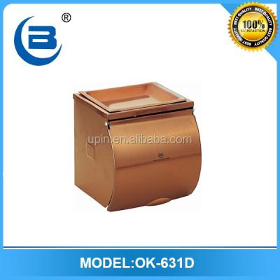 China Durable Resturant Toilet Stainless Steel Small Roll Paper Dispenser OK-631D for sale