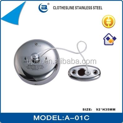 China Easy to use and install stainless steel outdoor retractable clothesline in laundry product for sale