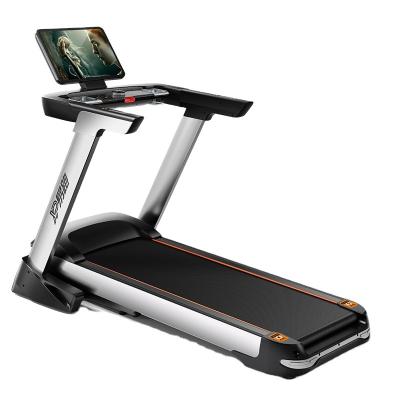 China YPOO Treadmill Design Large Gym Scree Treadmill Super Incline 15% Commercial AC Motor Adjustable Electric Semi-Commercial Treadmill for sale