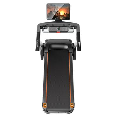 China New Design Commercial Adjustable Screen YPOO Large Touch Screen Commercial Treadmill with wifi gym running sport machine for sale