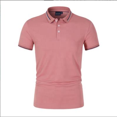 China Wholesale High Quality Mens Golf Blank T-Shirt QUICK DRY Customized Embroidery Short Sleeve Logo Two-Tone Polo Shirt for sale