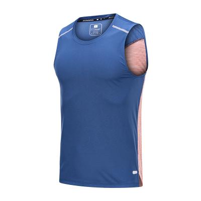 China Cotton Mens Sports Anti-pilling Muscle Travel Tank Top Sleeveless Boys Beach Bodybuilding Top Fitness Running Custom Logo Tank Top for sale