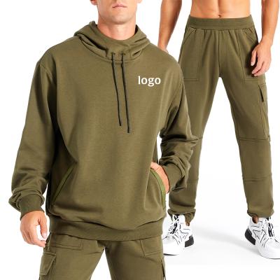 China Wholesale Custom Fashion Breathable Mens Sports Tracksuits Gym Jogging Hoodies And Sweatpants Wear Wear Set Tracksuit for sale