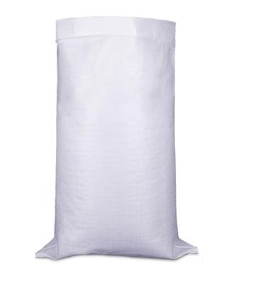 China Recyclable Packaging PP Woven Bag 10kg 25kg 50kg White Polypropylene Flour Sacks for sale