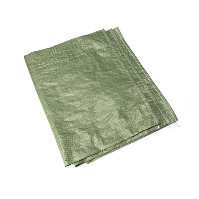 China 25kg 50kg Vietnam Green Recyclable PP Woven Garbage Bag Production Line PP Laminated Cheap Woven Shopping Bags for sale