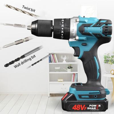 China Brand New Hand Drill 13mm Chuck 21v Power Drills Taladro Electric Portable Screwdriver Drilling Tools 20*19.5*6cm for sale