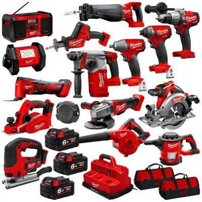 China SALES FOR NEW Genuine Milwaukees 2695-15 / 2896-26 M18 FUEL 18V Cordless Lithium-ion 15-Tool Kit Power Combo Tool for sale