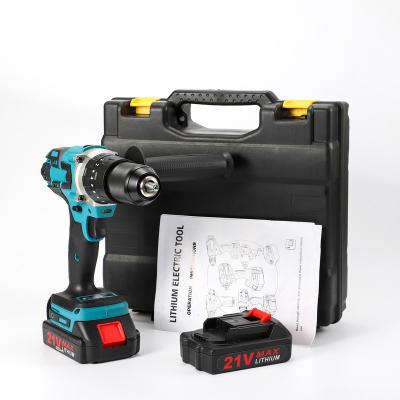 China 21V 13mm Hand Mini Electric Power Drills Lithium Battery Cordless Drill RY-BD- for sale