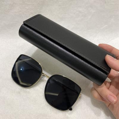 China Factory Logo Hard Glasses Sunglasses Case Custom Cheap Wholesale Gift Drawer PU Sunglasses Packaging Box for sale