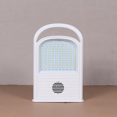 China Easy Solar Panel LED Lights Multifunctional Outdoor Camping Emergency Lighting with BT Music for sale