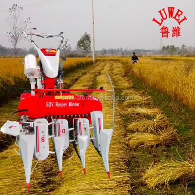 China Harvesting LUC PRICES Rice Wheat Grain Combine Harvester CHEAP Wheat Harvester Binder for sale