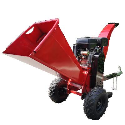 China Hot Selling Gas Powered Electric Branch Straw Shaft High Efficiency Low Cost ATV Motor Chipper Shredder Machinery Price Wood for sale