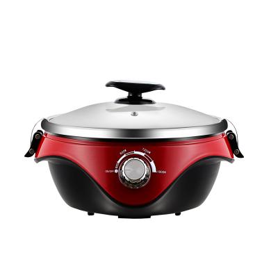 China New Design SUS304 5L/1800W Electric Thermal Hot Pot Multi Thermal Cooker With SS304 Pot Inner for sale