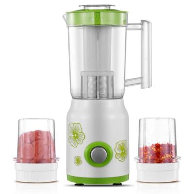 China Multi Blend Function 4 in 1 Electric Multi Blender Juicer with Meat Cleaver Cup Dry Grinding Cup and Filter for sale