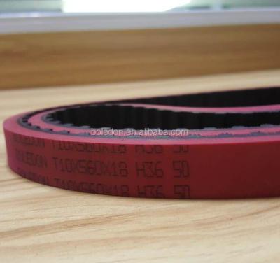 China Machinery repairs workshop T10 rubber belt, food packing machine belts, belting T10 560 20 synchronous in China for sale