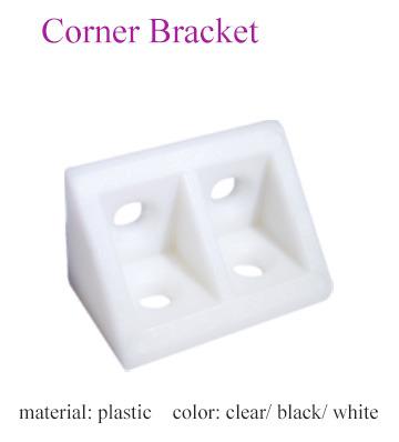 China Plastic Four Hole Furniture Cabinet Corner Corner Connector for sale