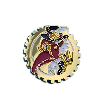 China Europe High Quality Soft Enamel Imitation Hard Enamel Lapel Pin Badge From Professional Manufacturer For Clothing Bags Jackets Suits for sale