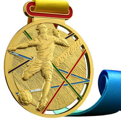 China Metal Medal Maker Design Your Own 3D Gold Or Nickel Award Zinc Alloy Marathon Running Custom Metal Sport Medal for sale