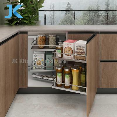 China Modern Soft Narrow Kitchen Accessories 2 Layer JK Magic Corner for sale