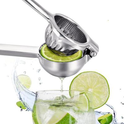 China Large Stainless Steel Squeezer Citrus Squeezer Premium Handheld Manual Lemon Lime Squeezer for sale