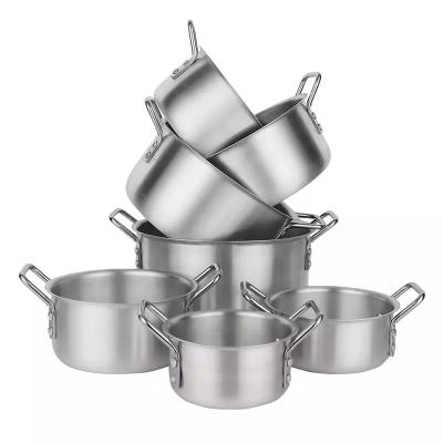 China Sustainable Wholesale Price 7pcs Aluminum Non Stick Cooking Pot Set Cookware Pot for sale