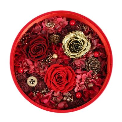 China IFG Eternal Rose Wholesale Preserved Flower Eternal Rose Flower Box Gift for sale