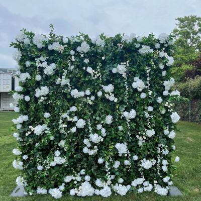 China Eco-friendly flower arrangement 8*8 ft IFG green in weddign and wholesale flower wall backdrop wrapped for sale